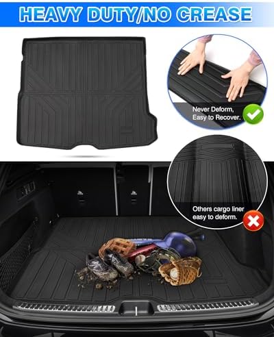 Cartist Cargo Liner Compatible with Mercedes-Benz GLC Class 2023 2024 2025 2026 All Models Accessories GLC 300 /GLC43 AMG Cargo Mat Trunk Mat All Weather Heavy Duty - Image 6