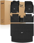3W Floor Mats&Cargo Liner for Nissan Rogue 2021-2026 (Not Fit Rogue Sport) by 3W