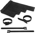 100pcs Reusable Cable Ties - Hook and Loop Straps for Cable Management - Adjustable Cord Organizer & Wire Ties for Electronics, Home, Office & Desk - 4 Sizes (8/6/5/4 Inch) by AIRUEEKLOVELIFE