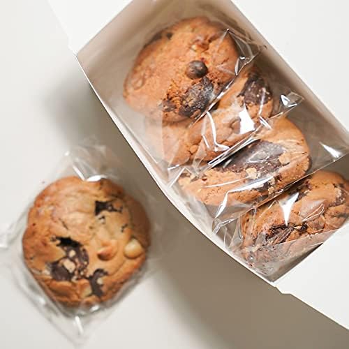Morepack 5x5 In Cookie Bags Clear Self Sealing Cellophane Treat Bags 200Pcs - Image 3