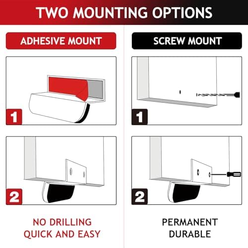 RVPEKUPE 1-Pack Under Cabinet Foot Pull for Trash Drawer, Matte Black 4" - Image 7