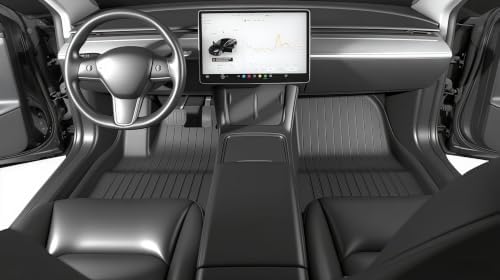 SUPER LINER Floor Mats for Tesla Model 3 Highland 2024-2025 2026 6 PCS - Image 3