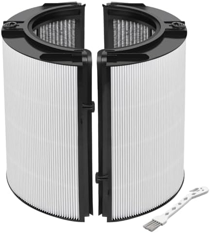 360° Combi Glass HEPA + Carbon Filter for Dyson HP1 PC1 PC2 TP10 HP10 HP09 by VIEWALL