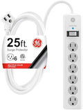 GE Surge Protector Power Strip, 25 Ft Long Extension Cord by Unknown