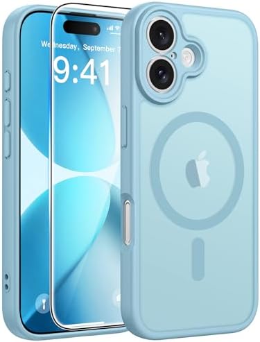 FNTCASE for iPhone 17 Case, Compatible with Magsafe, Glass Screen Protector by FNTCASE