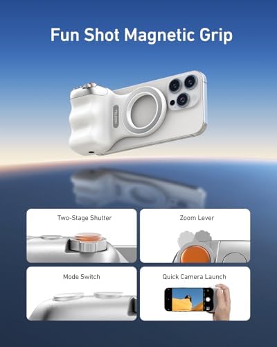 TELESIN Fun Shot Zoom Magnetic Phone Camera Grip for iPhone/Magsafe/Android - Image 3