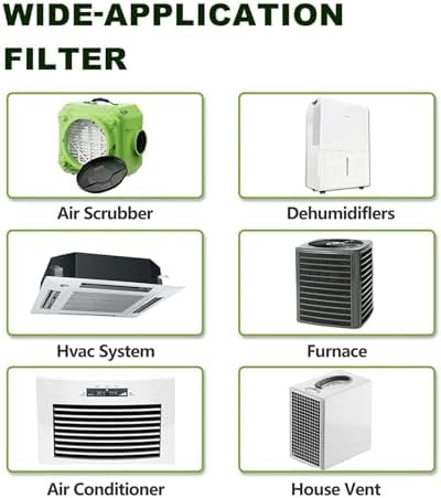 10x10x1 MERV 8 Air Filter, 6-Pack for Furnace HVAC - Image 5