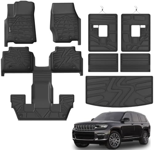 KARPAL Floor Mats for 2021-2025 2026 Jeep Grand Cherokee L (6 Seats) by KARPAL