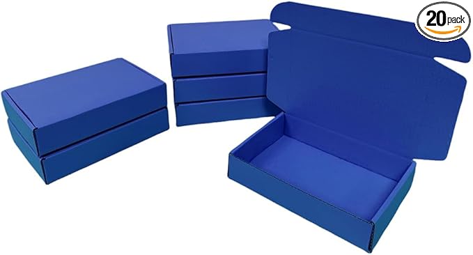 20 Pcs 14.5 x 10.6 x 2.8 inches Corrugated Cardboard Gift Boxes Recyclable by Unknown