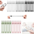 Data Cable Organizer, 2026 Upgrade Silicone Headphone Organizer, Silicone Cable Ties Reusable Cable Management Organizer Multipurpose Elastic Cord Organizer for Bundling and Fastening Cable (30Pcs) by PUSKIU