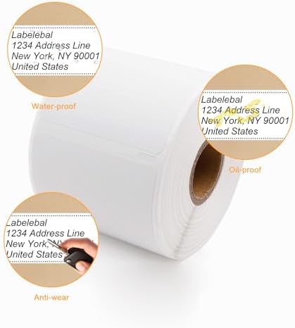 (3600 Labels/3-Proof 1" Core) Labelebal Replacement for DYMO 30256, 2-5/16" x 4"(59 mm x 101 mm) Direct Thermal Labels Postage Address Shipping Labels Compatible for DYMO & Rollo & Zebra Printer - Image 6