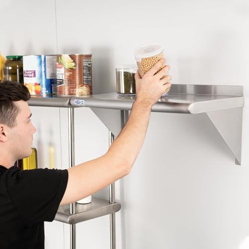 HARDURA Stainless Steel Shelf 14" x 48", 310lb Commercial - Image 2
