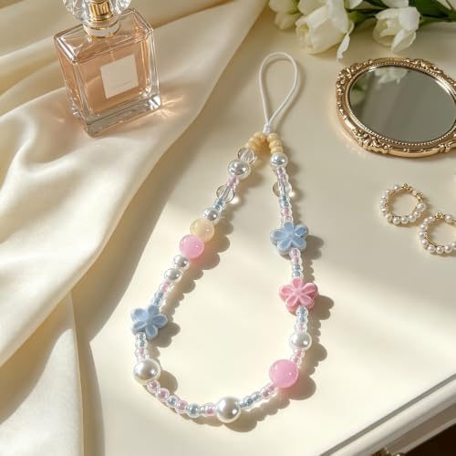 Beaded Camera Wrist Strap Cute Digital Camera Charm Lanyard, Phone Wristlet Charms, Phone Chain for Camera - Image 4
