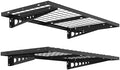 FLEXIMOUNTS 2x4ft Garage Storage, 2 Pack Garage Wall Shelving, Black by FLEXIMOUNTS