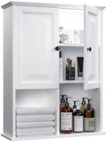 HAIOOU Bathroom Wall Cabinet with Motion Sensor Light, 23.6 Inch - White by HAIOOU