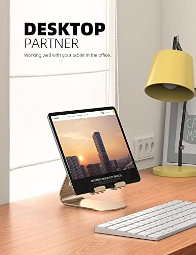Lamicall iPad Stand Adjustable Tablet Holder, Sturdy Aluminum, Multi-Angle - Image 3