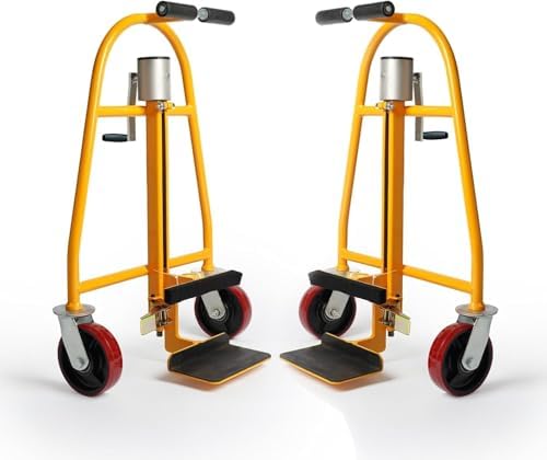 Manual Furniture Mover Tool Set,Heavy Duty Moving Dolly, 1300 lbs Capacity, 12" Lift Height.Machinery Mover Pake Handling Tools. （(Set of 2)） by Unknown