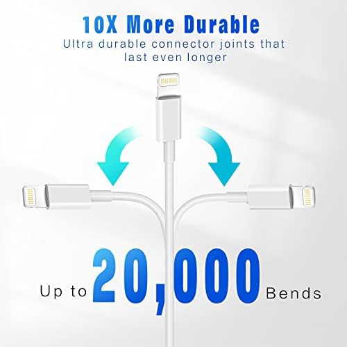OCEEK iPhone Charger(3/3/6/6/10FT) 5Pack MFi Certified Lightning Cable - Image 5
