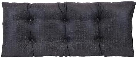 Klear Vu The Gripper Non-Slip Tufted Bench Cushion for Indoor Furniture, Assembled in USA, Entryway Storage, Bay Window, Corner Nook or Piano Seat, 33 Inches, Solid Denim - Image 3