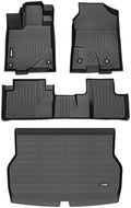 Floor Mats & Cargo Liner for Acura RDX 2016 2017 2018,1st 2nd Row with Trunk Mat, TPE All Weather Protection Car Floor Liners Accessories - Black by HAFIDI
