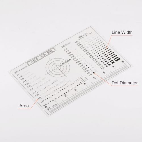 HARFINGTON High Precision SEC Size Estimation Chart 8cm 0.2mm - Image 3