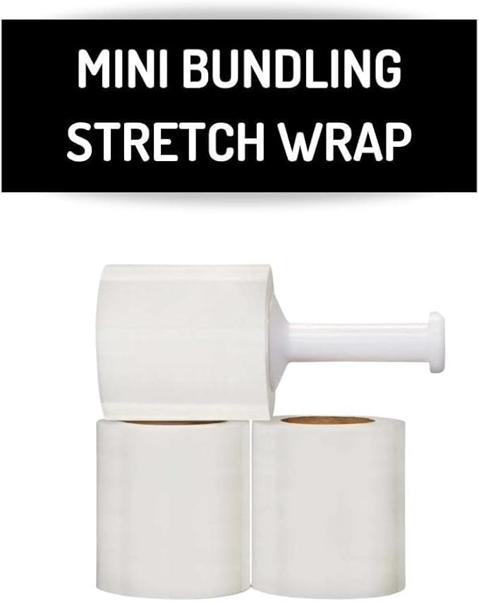 PSBM 960 Rolls 4 Inch x 1000 Feet 90 Gauge Mini Stretch Film/Wrap - Image 4
