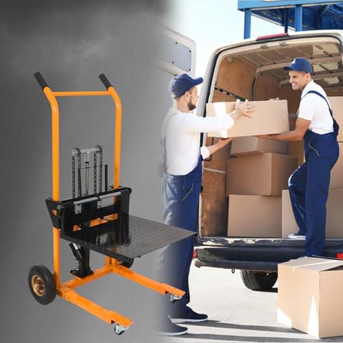 Apollo Hydraulic Material Lift Pallet Truck Dolly 440 Lbs Capacity - Image 5