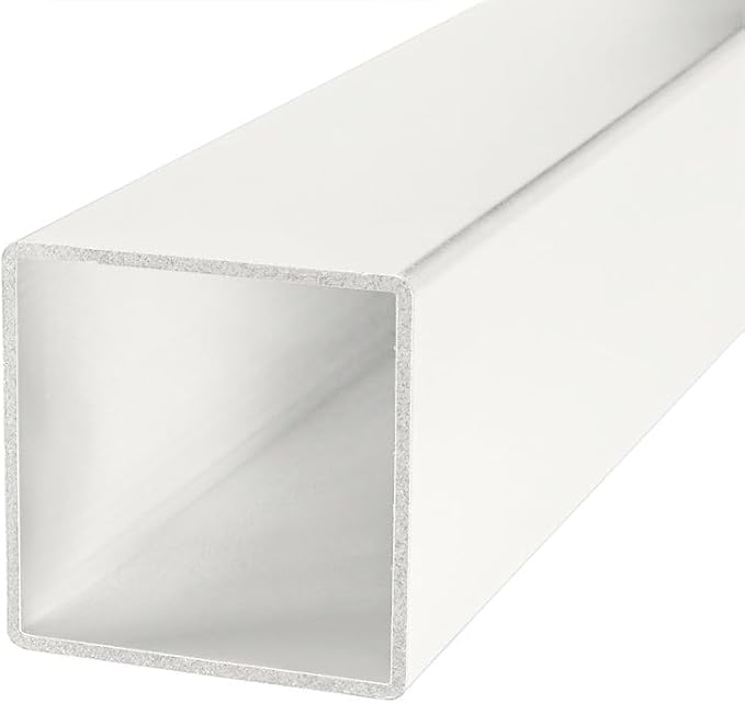 4" x 4" x 9' White Aluminum Dig-Set Fence Post - Image 4