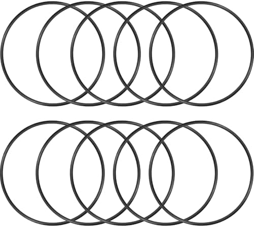 Nitrile Rubber O-Rings 135.1mm OD 128mm ID 3.55mm Width, Metric Sealing Gasket for Plumbing, Gas, Automotive and Faucet Repair, Pack of 10 by HUANLING