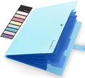 Sooez Accordion File Organizer, Expanding File Folder with Label, 5 Pocket by Sooez