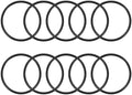 uxcell Nitrile Rubber O-Rings, 49mm OD 44.2mm ID 2.4mm Width, Metric Sealing Gasket, Pack of 10 by uxcell
