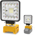 T-SUN 55W LED Cordless Work Light, Compatible with Dewalt 18V/20V Battery by T-SUN