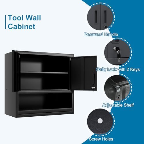 10-Piece Garage Storage Cabinets System Heavy Duty Workshop Set - Image 5