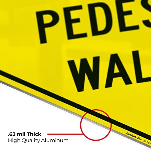 Pedestrian Walkway Sign, - Image 5