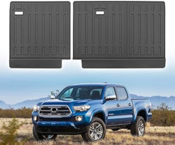 Custom for 2005-2023 Toyota Tacoma Double Cab Rear Seat Backrest Mats All Weather TPE Protection Mat Accessories (for 2005-2023 Toyota Tacoma Double Cab) by Yonugli
