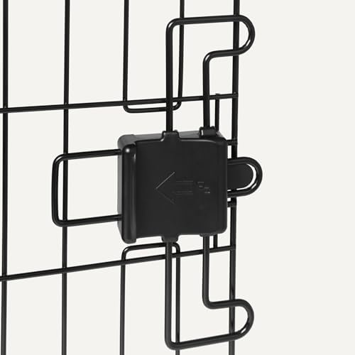 Amazon Basics Durable, Foldable Metal Wire Dog Crate with Tray, Single Door, 18 x 12.4 x 15 in, Black - Image 3