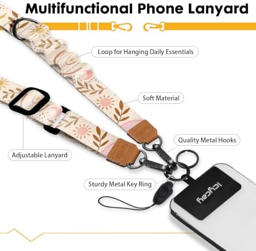 Icycay Phone Lanyard Crossbody Strap Neck Adjustable Teacher Women Boho - Image 3