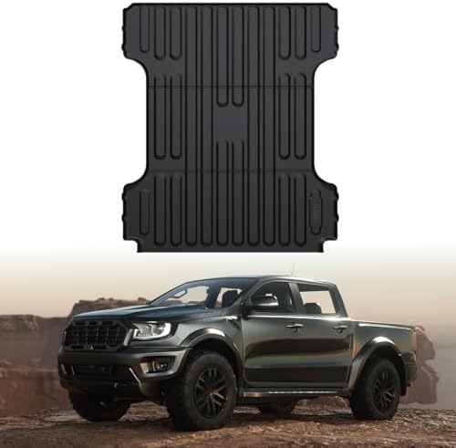 LASFIT 6.4FT Truck Bed Mat for RAM 1500 2019-2026 Standard Bed 76.3inches by LASFIT
