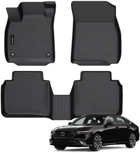 AUXKO All Weather Floor Mats for Honda Accord 2023-2026 Include Hybrid by AUXKO