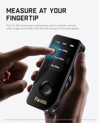 Fanttik A11 Ultra 3-in-1 Digital Laser Measure with Wheel Roller and Screen - Image 2
