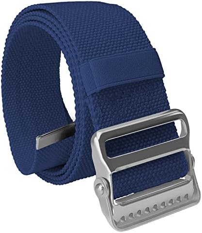 EMS XTRM Gait Belts - Essential Transfer Belts for Seniors and Physical Therapy, Durable and Comfortable, Nurses, Home Health Aides, Physical Therapists (Metal Buckle - Navy) by EMSXTRM