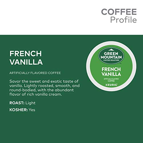 Green Mountain Coffee Roasters French Vanilla, Single-Serve Keurig K-Cup Pods - Image 4