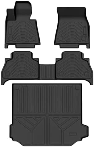 Cartist Floor Mats and Cargo Liner Fit for BMW X5 2019-2025 2026 All Weather Floor Mat X5 Accessories Heavy Duty Carpet Protection (Only for 5 Passengers) by cartist