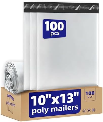 100pcs 10x13 Inch Poly Mailers For Shipping And Self Seal Packaging by WeenonAudio