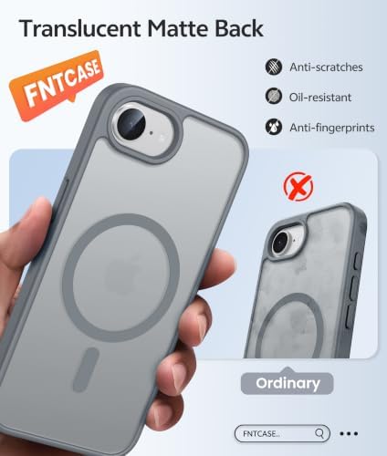 FNTCASE for iPhone 17e/ iPhone 16e Case, Fit for Magsafe, Screen Protector - Image 6