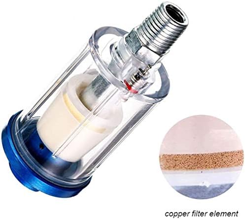 Joywayus 2PCS Water Oil Separator,1/4" NPT Inlet and Outlet Filter,Spray Gun Air Compressor Tools - Image 6
