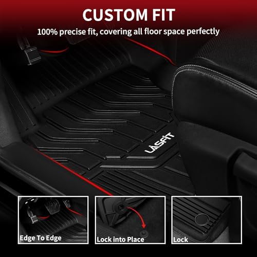 LASFIT Floor Mats for Nissan Rogue 2020 2019 2018 2017 2016 2015 2014 - Image 2