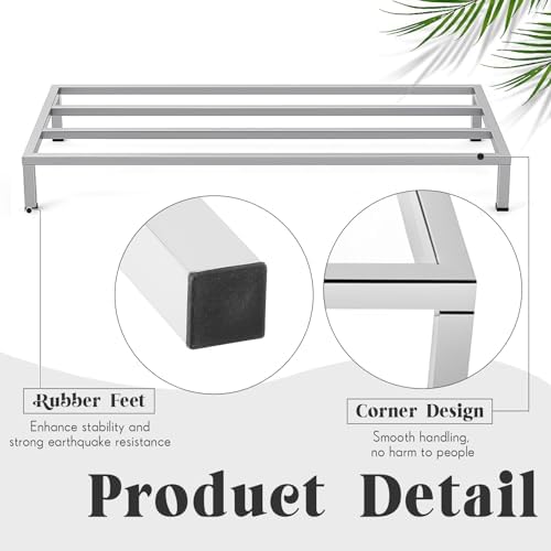 MorningRo 2 Pack Dunnage Rack 60" Long x 20" Wide, 7.9" Height - Image 5