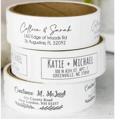 Return Address Labels Personalized, 1 Sheet = 30 Labels, 2.6"L x 1"H - Image 4