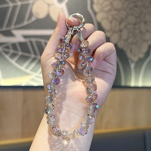 TENOC Beaded Phone Wrist Strap, Purple - Image 5